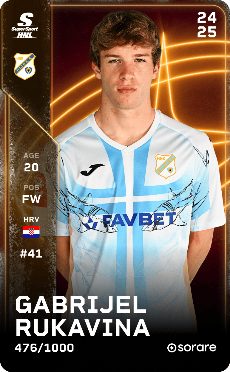 Gabrijel Rukavina 2024-25 • Limited 476/1000