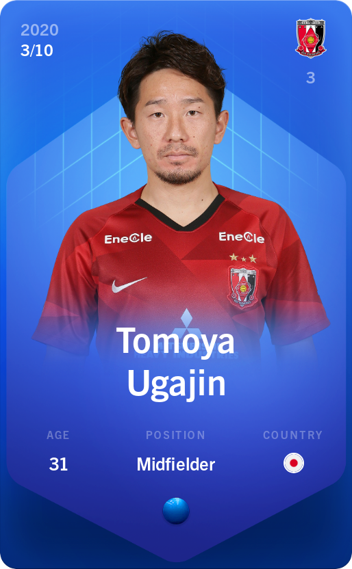Sorare - Sorare Official - Tomoya Ugajin 2020-21 • Super Rare 3/10 - NFT # 25073797027382098089828394899111844560265373963178339269741146093694487895501