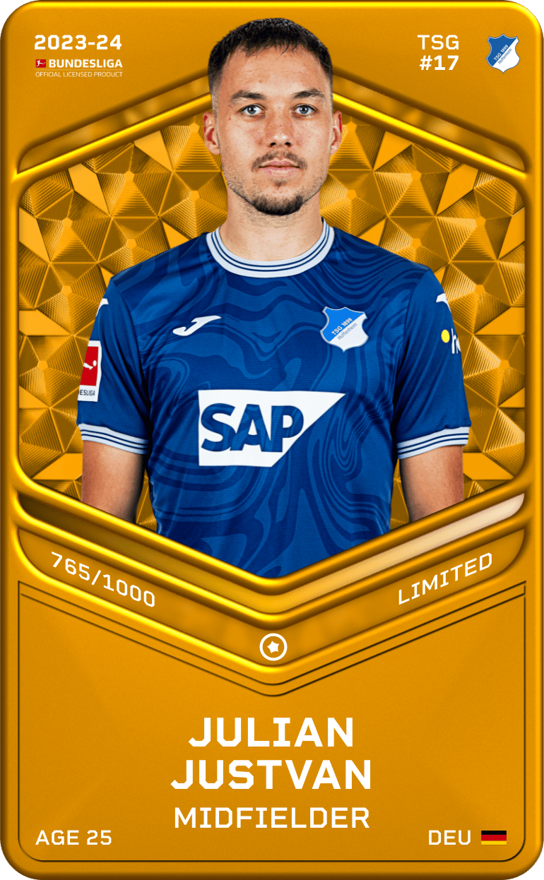 Julian Justvan 2023-24 • Limited 765/1000