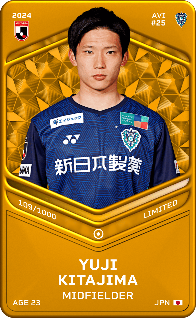 Yuji Kitajima 2024-25 • Limited 109/1000