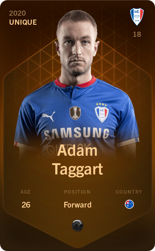 Sorare - Sorare Official - Adam Taggart 2020-21 • Unique - NFT # 107547305890936698901233099973802377438339357074913559907894351555056206167132