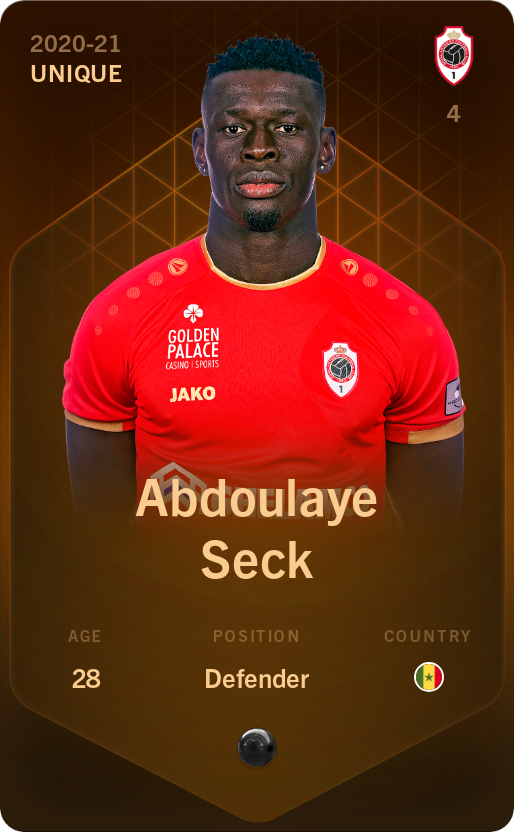 Sorare - Sorare Official - Abdoulaye Seck 2020-21 • Unique - NFT # 79155303332164792531615382945919018057878037793218683901219988645873708323571