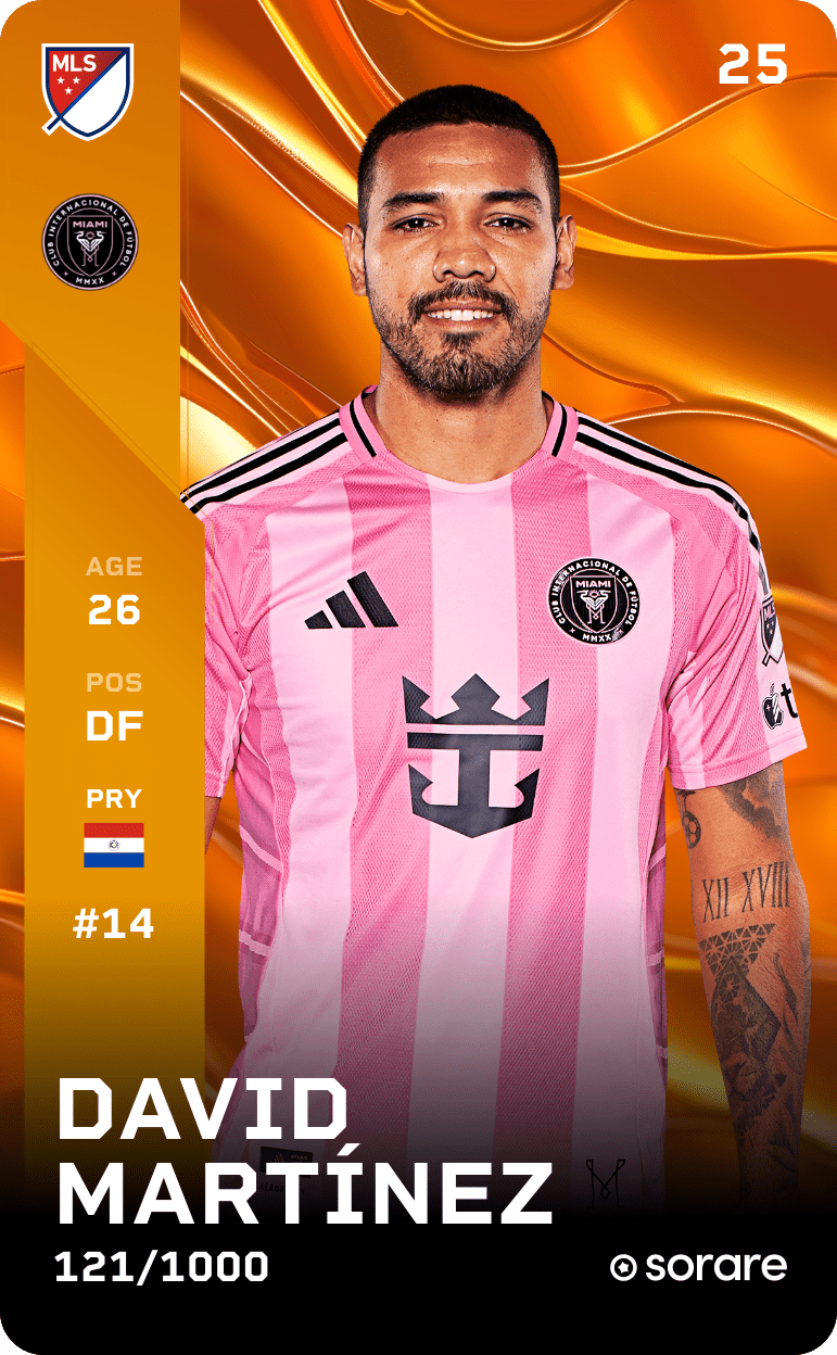 David Martínez 2025-26 • Limited 121/1000