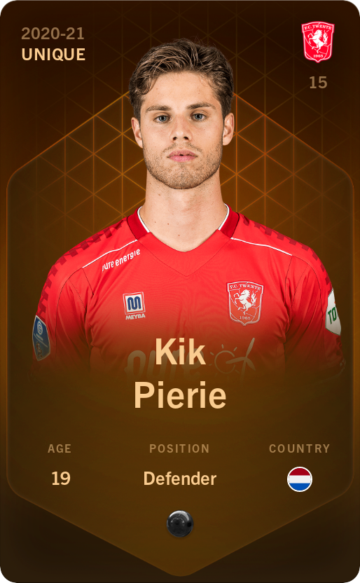 Sorare - Sorare Official - Kik Pierie 2020-21 • Unique - NFT # 89319384468630472787293736133280683750301127825487887894127742684899619188968