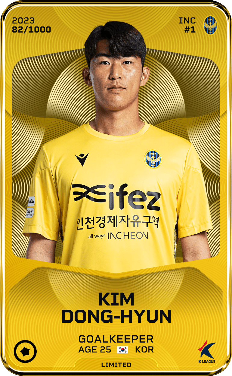 Kim Dong-Hyun 2023-24 • Limited 82/1000