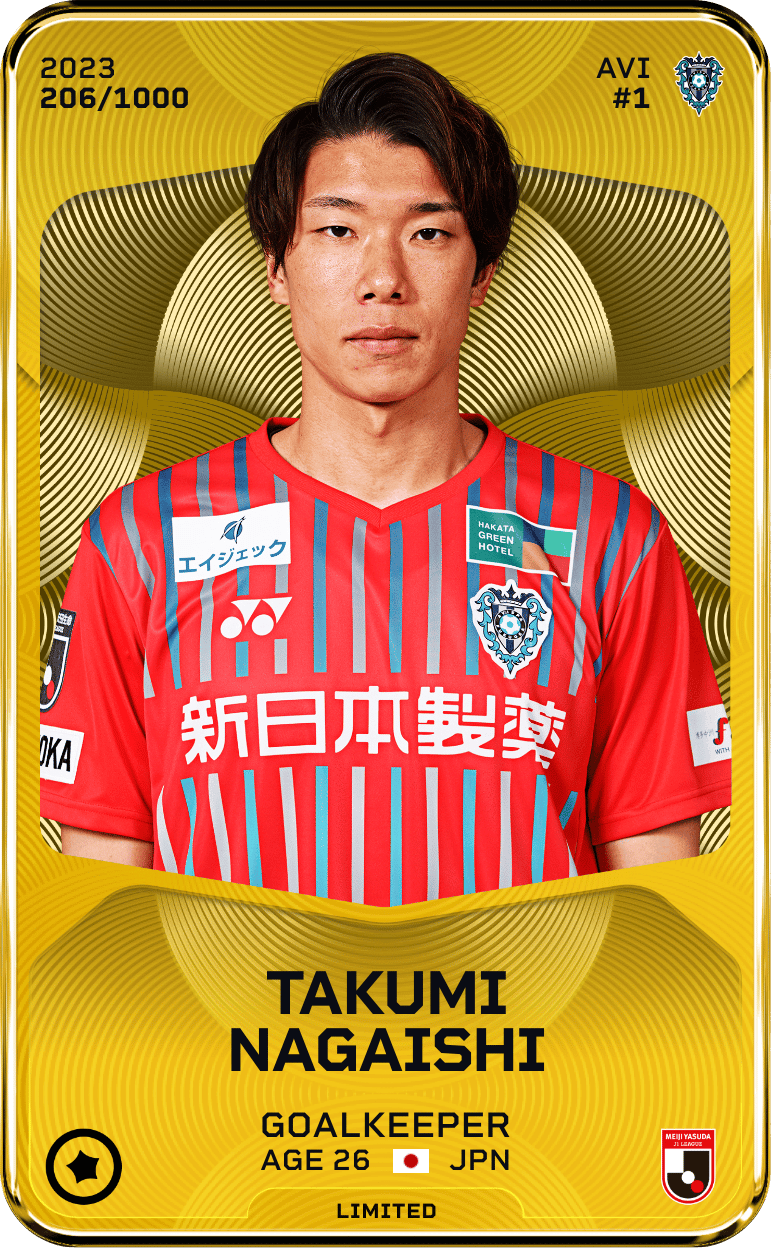 Takumi Nagaishi 2023-24 • Limited 206/1000