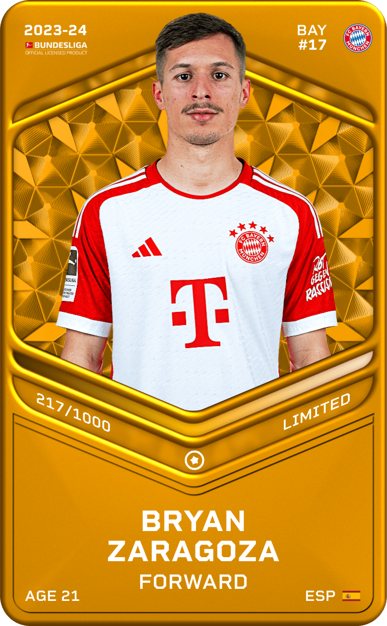 Bryan Zaragoza 2023-24 • Limited 217/1000