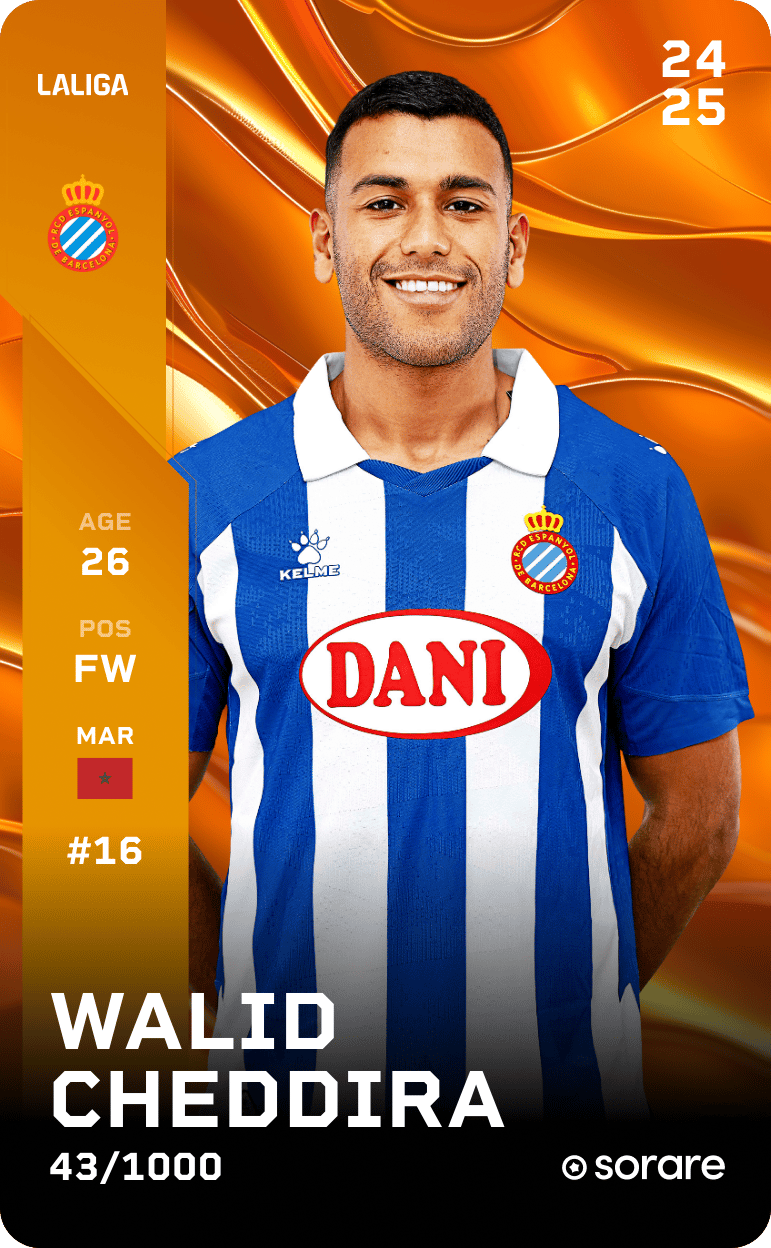 Walid Cheddira 2024-25 • Limited 43/1000