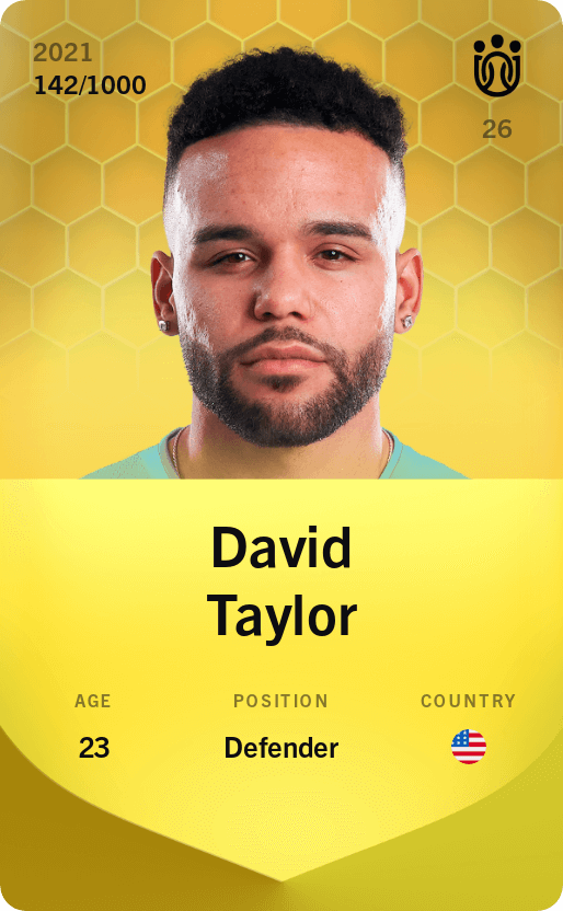 David Taylor 2021-22 • Limited 142/1000