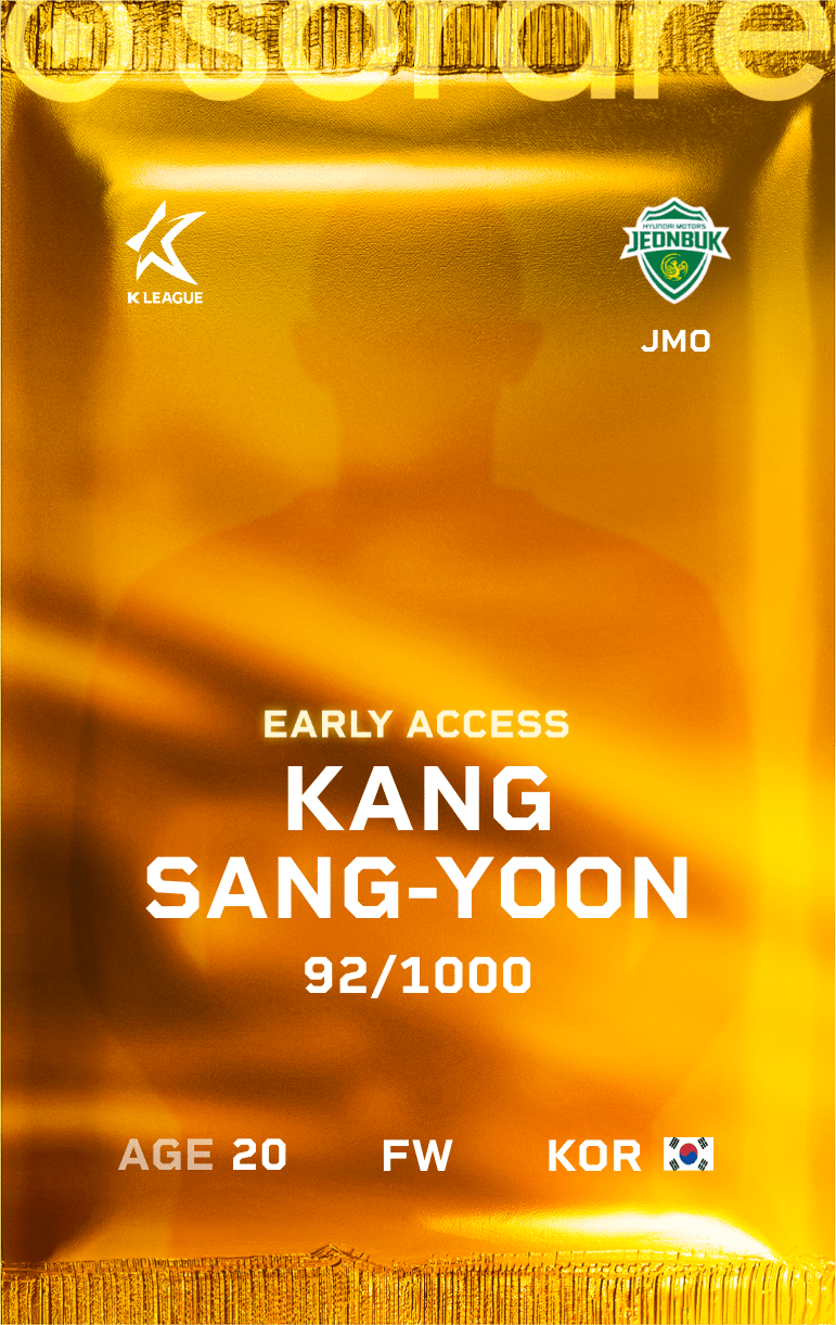 Kang Sang-Yoon 2025-26 • Limited 92/1000