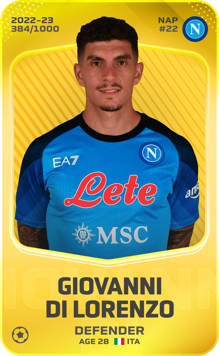 Giovanni Di Lorenzo 2022-23 • Limited 384/1000