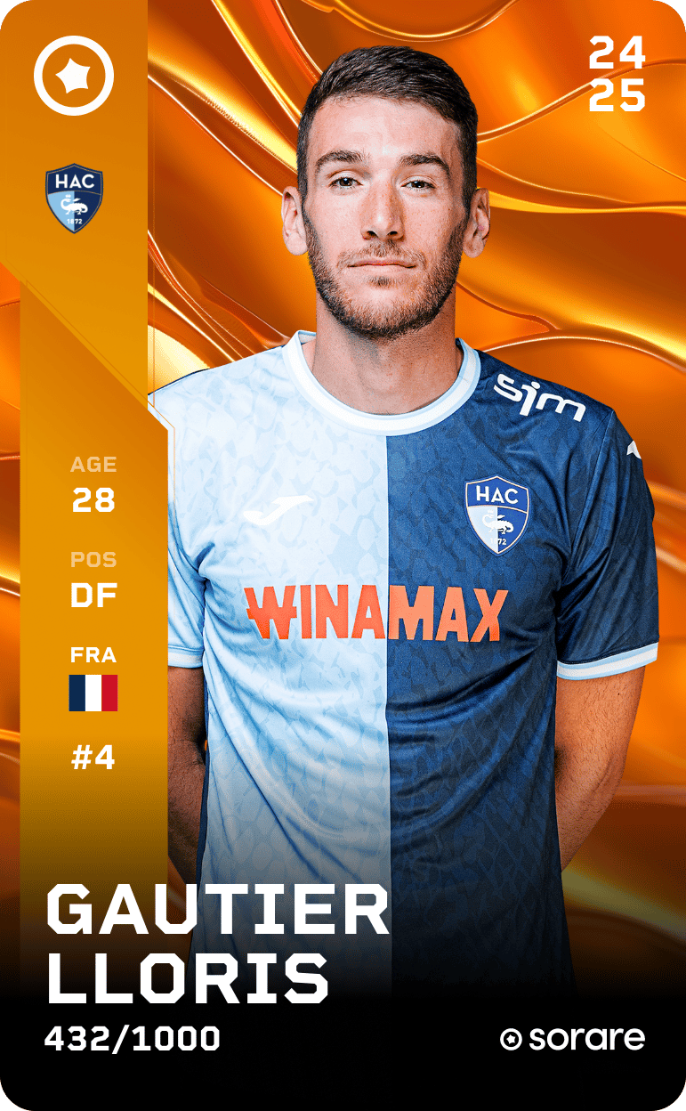 Gautier Lloris 2024-25 • Limited 432/1000