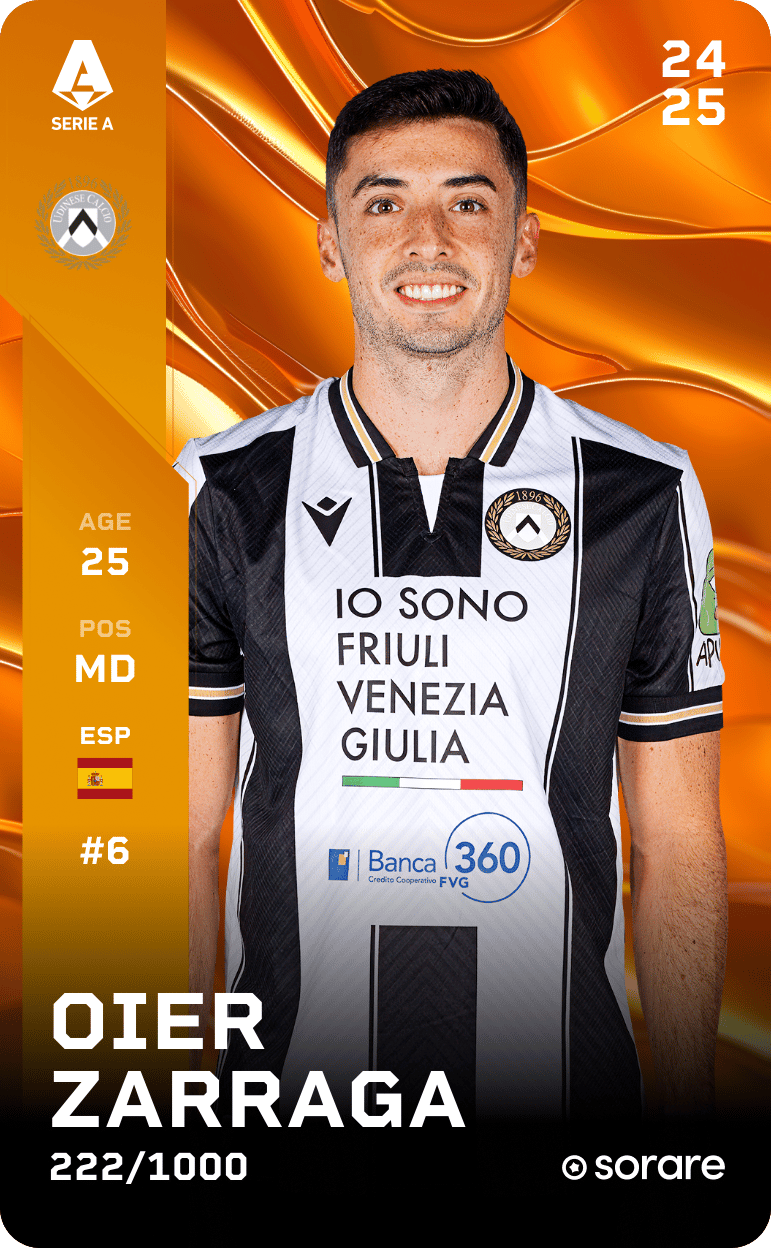 Oier Zarraga 2024-25 • Limited 222/1000