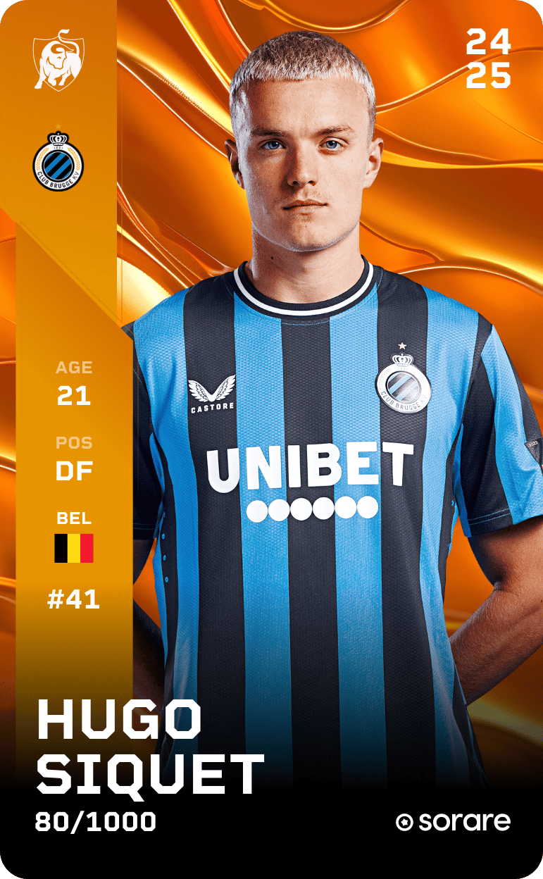 Hugo Siquet 2024-25 • Limited 80/1000