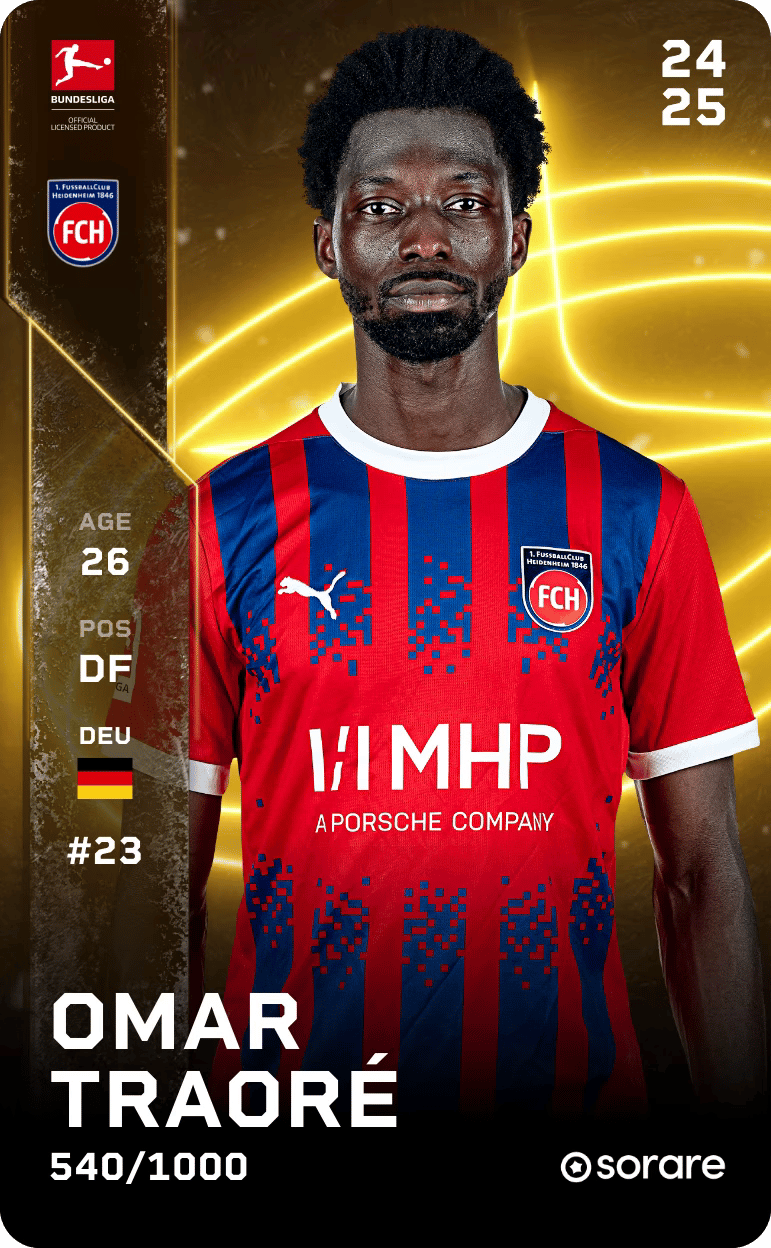 Omar Traoré 2024-25 • Limited 540/1000