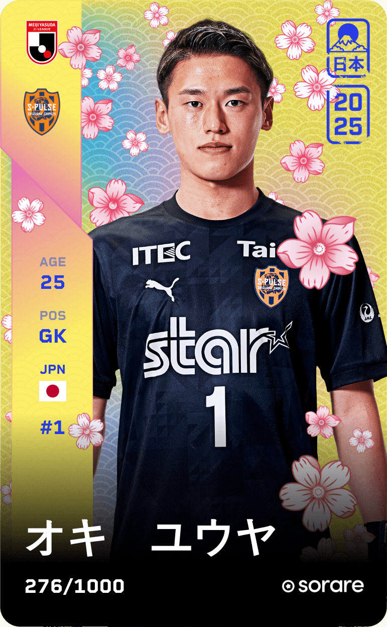 Yuya Oki 2025-26 • Limited 276/1000