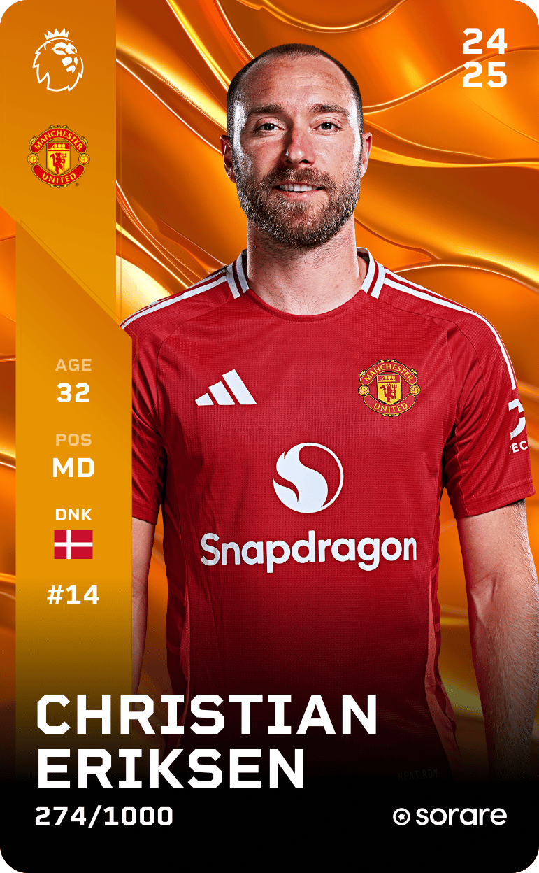 Christian Eriksen 2024-25 • Limited 274/1000