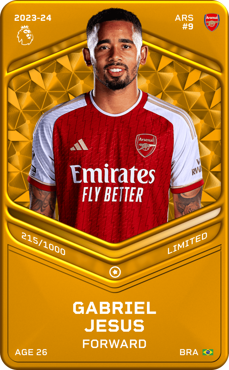 Gabriel Jesus 2023-24 • Limited 215/1000