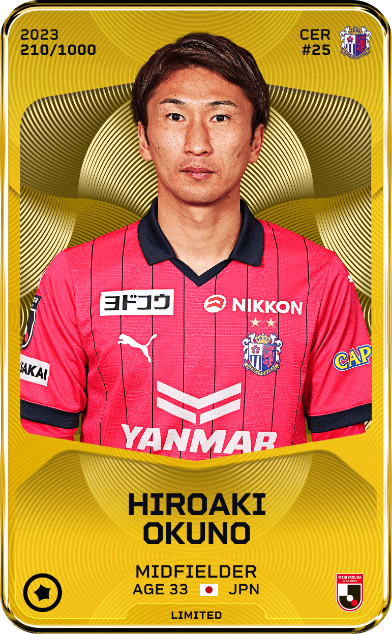 Hiroaki Okuno 2023-24 • Limited 210/1000