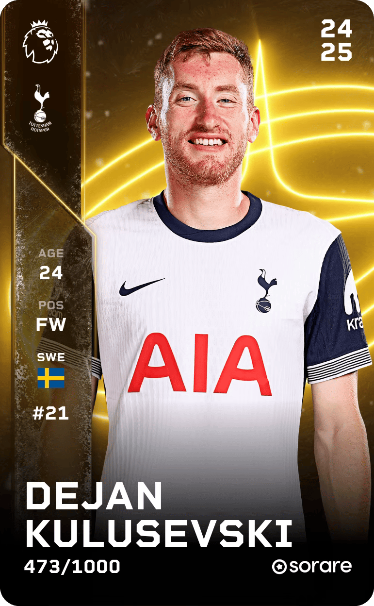 Dejan Kulusevski 2024-25 • Limited 473/1000