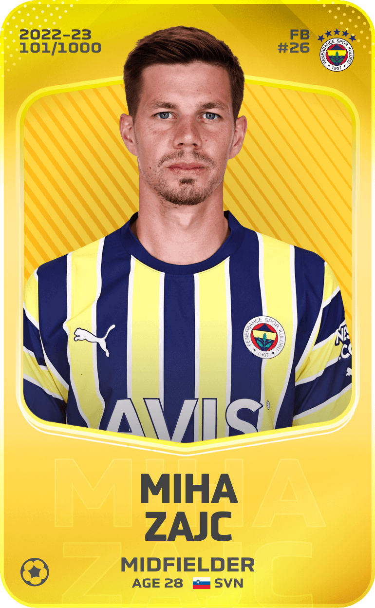 Miha Zajc 2022-23 • Limited 101/1000