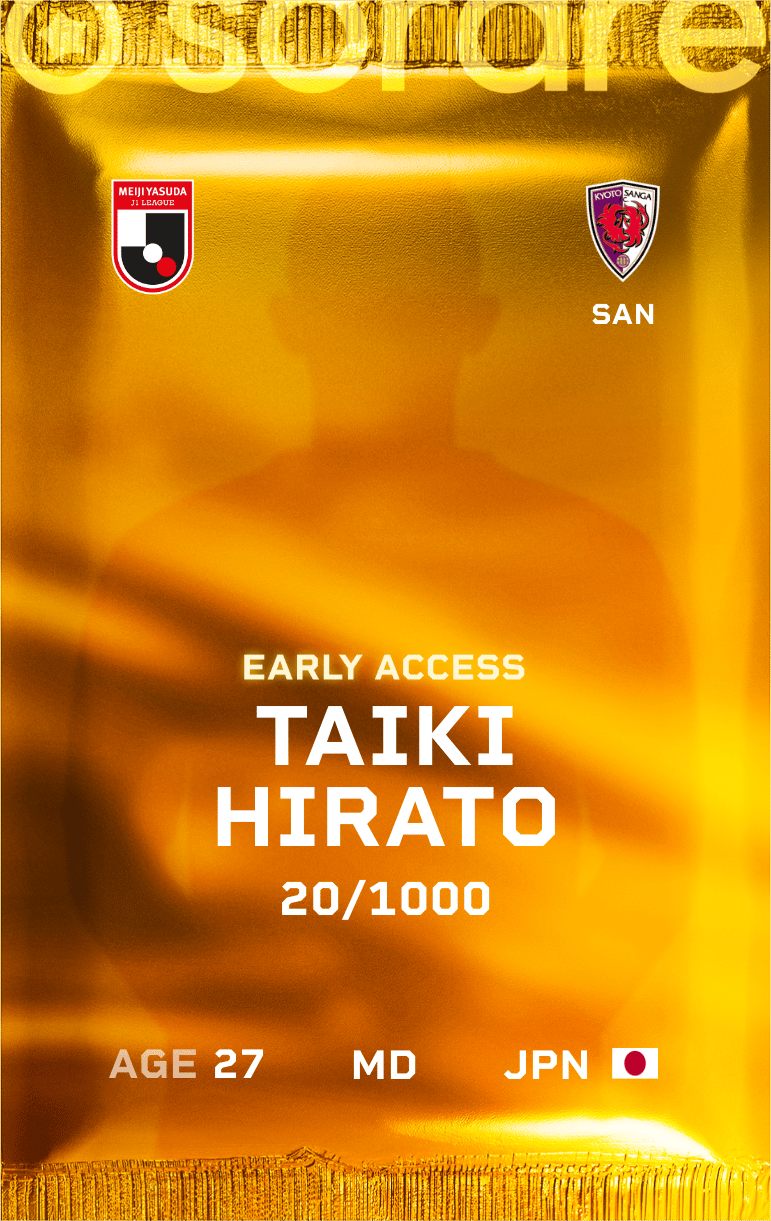 Taiki Hirato 2025-26 • Limited 20/1000