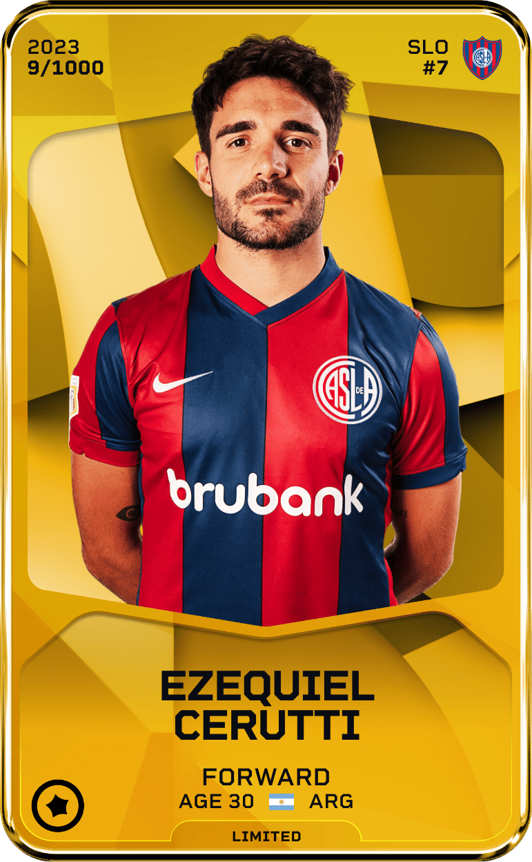 Ezequiel Cerutti 2023-24 • Limited 9/1000