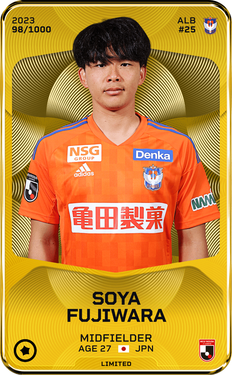 Soya Fujiwara 2023-24 • Limited 98/1000