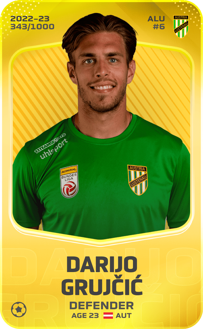 Darijo Grujčić 2022-23 • Limited 343/1000