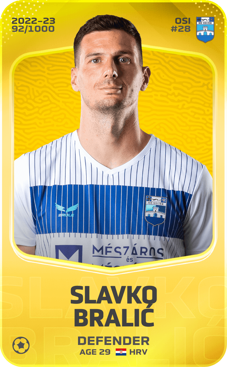 Slavko Bralić 2022-23 • Limited 92/1000