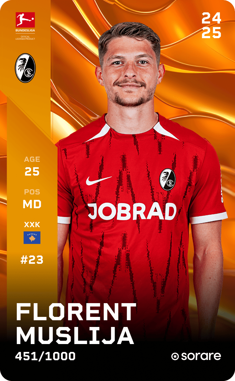 Florent Muslija 2024-25 • Limited 451/1000