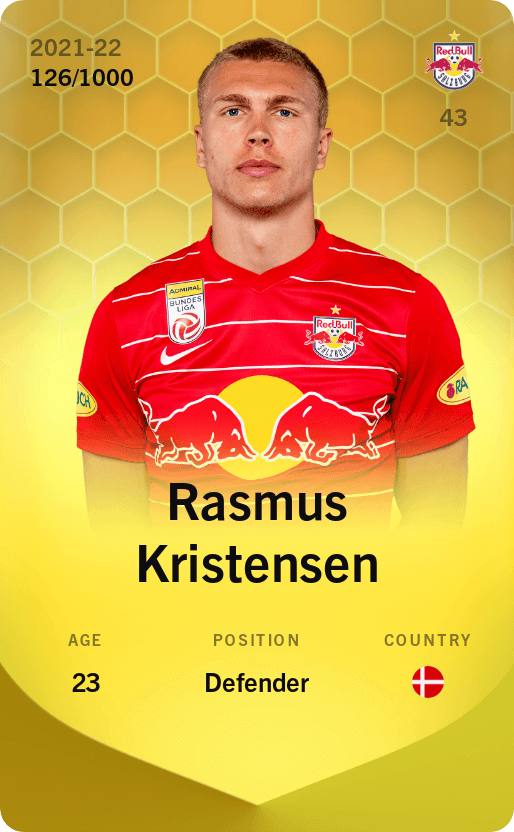 Rasmus Kristensen 2021-22 • Limited 126/1000