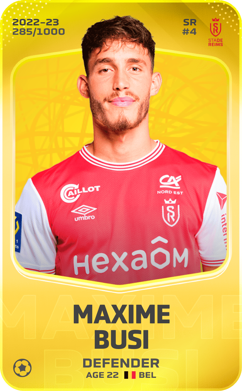 Maxime Busi 2022-23 • Limited 285/1000