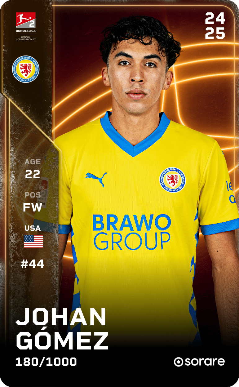 Johan Gómez 2024-25 • Limited 180/1000