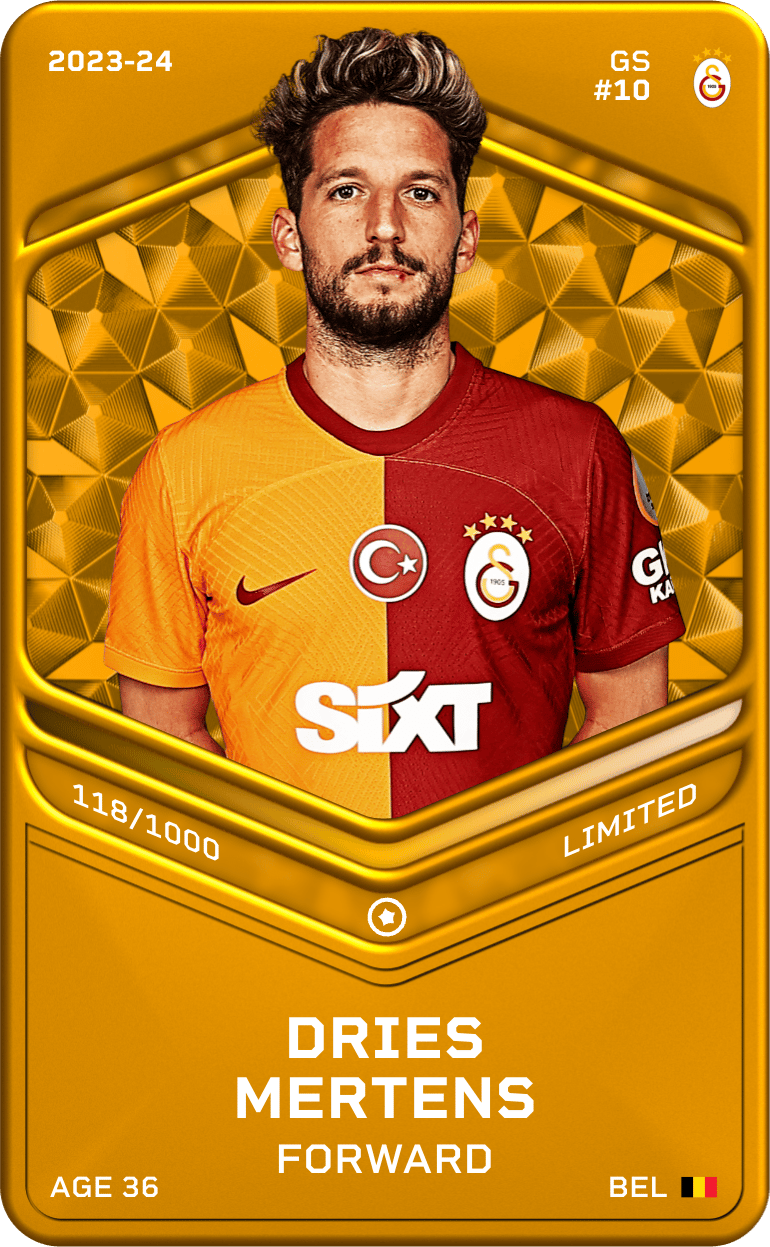 Dries Mertens 2023-24 • Limited 118/1000
