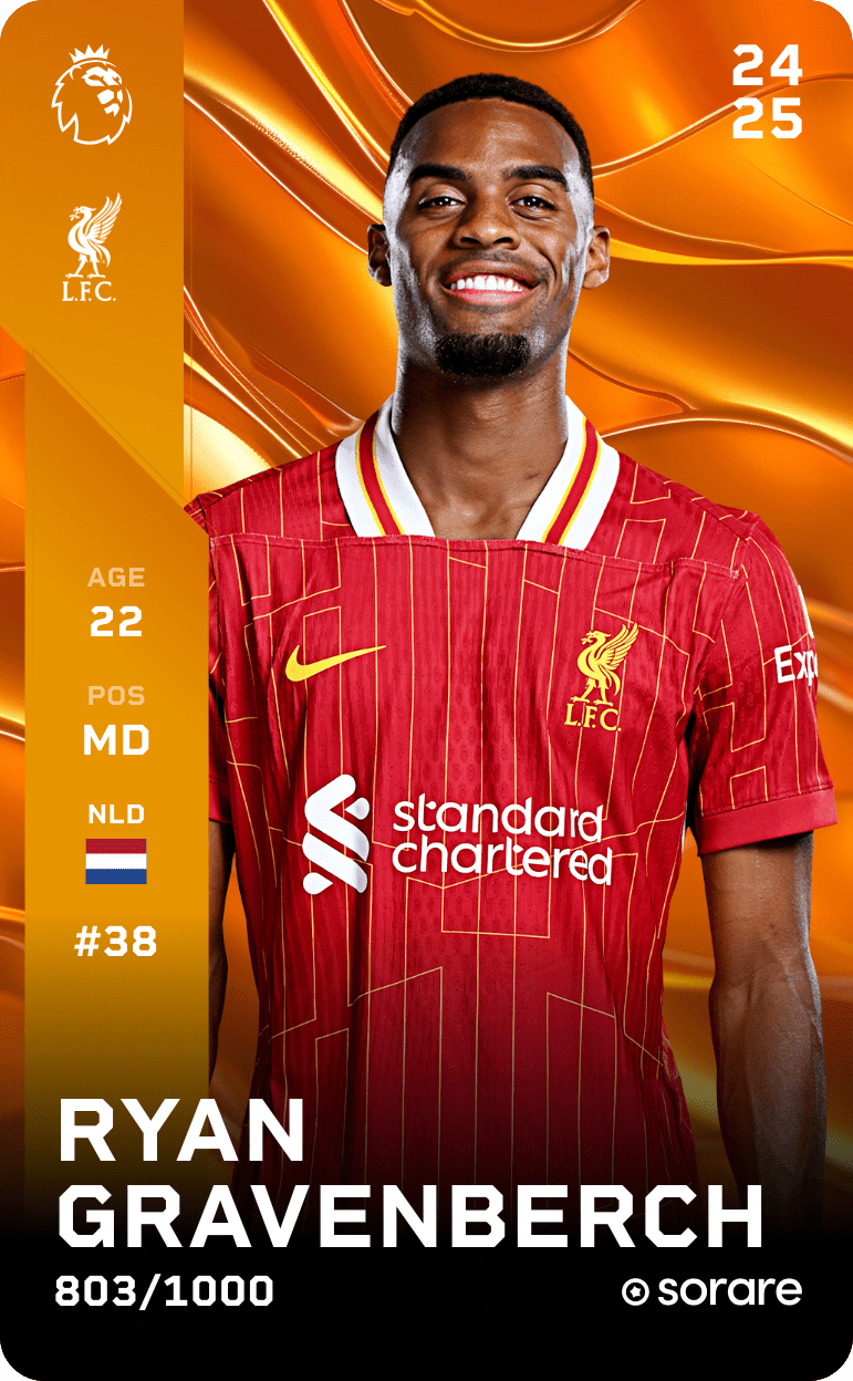 Ryan Gravenberch 2024-25 • Limited 803/1000