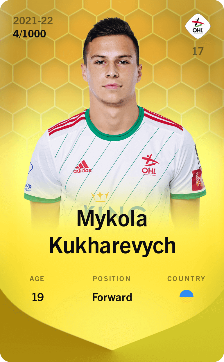 Mykola Kukharevych 2021-22 • Limited 4/1000