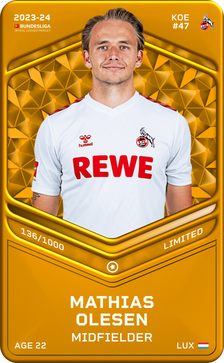 Mathias Olesen 2023-24 • Limited 136/1000