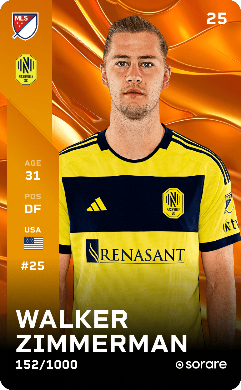 Walker Zimmerman 2025-26 • Limited 152/1000