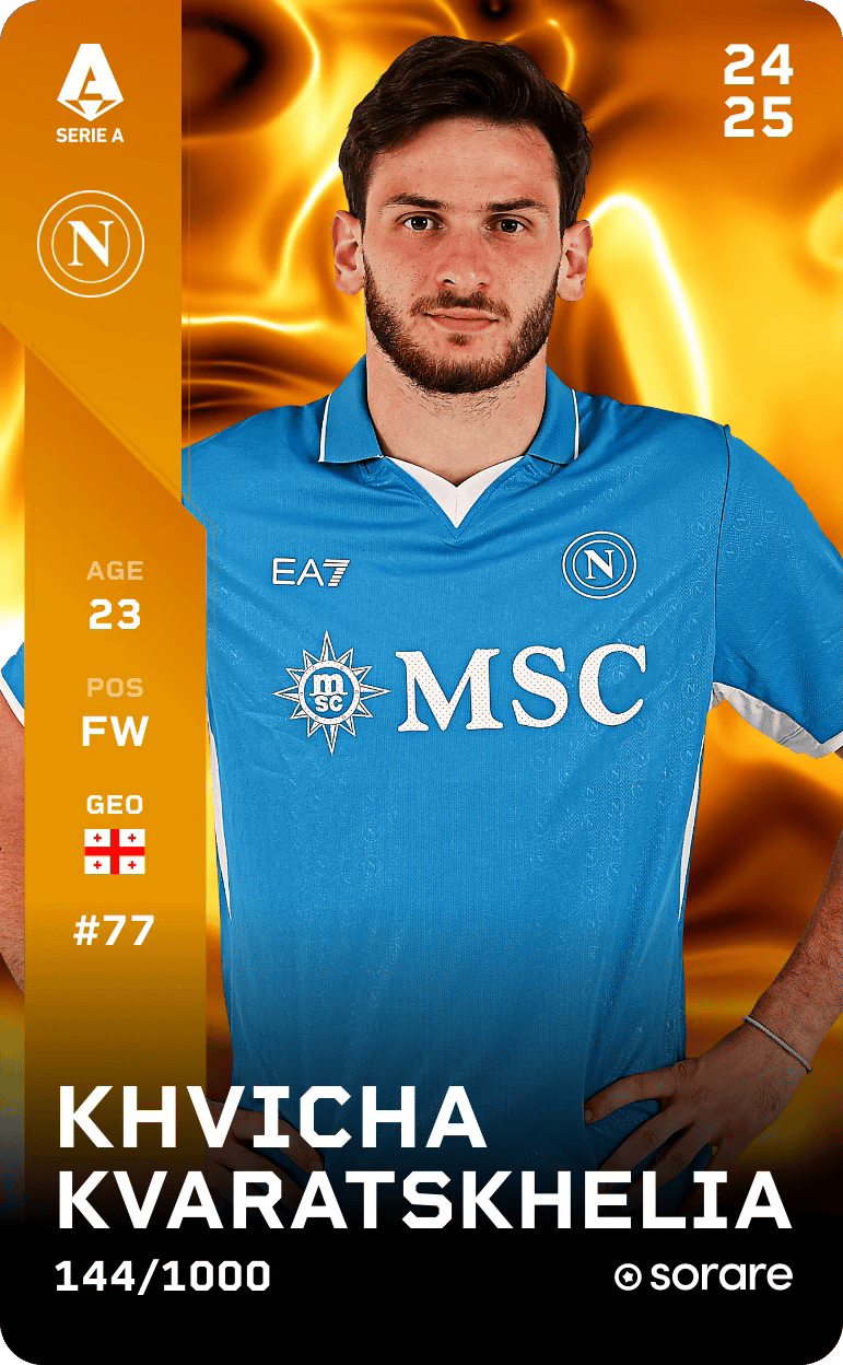 Khvicha Kvaratskhelia 2024-25 • Limited 144/1000