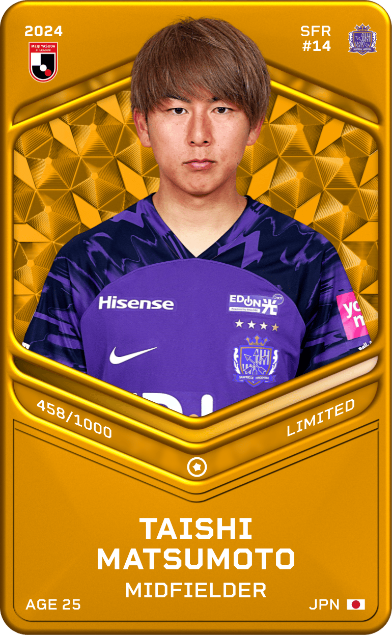 Taishi Matsumoto 2024-25 • Limited 458/1000