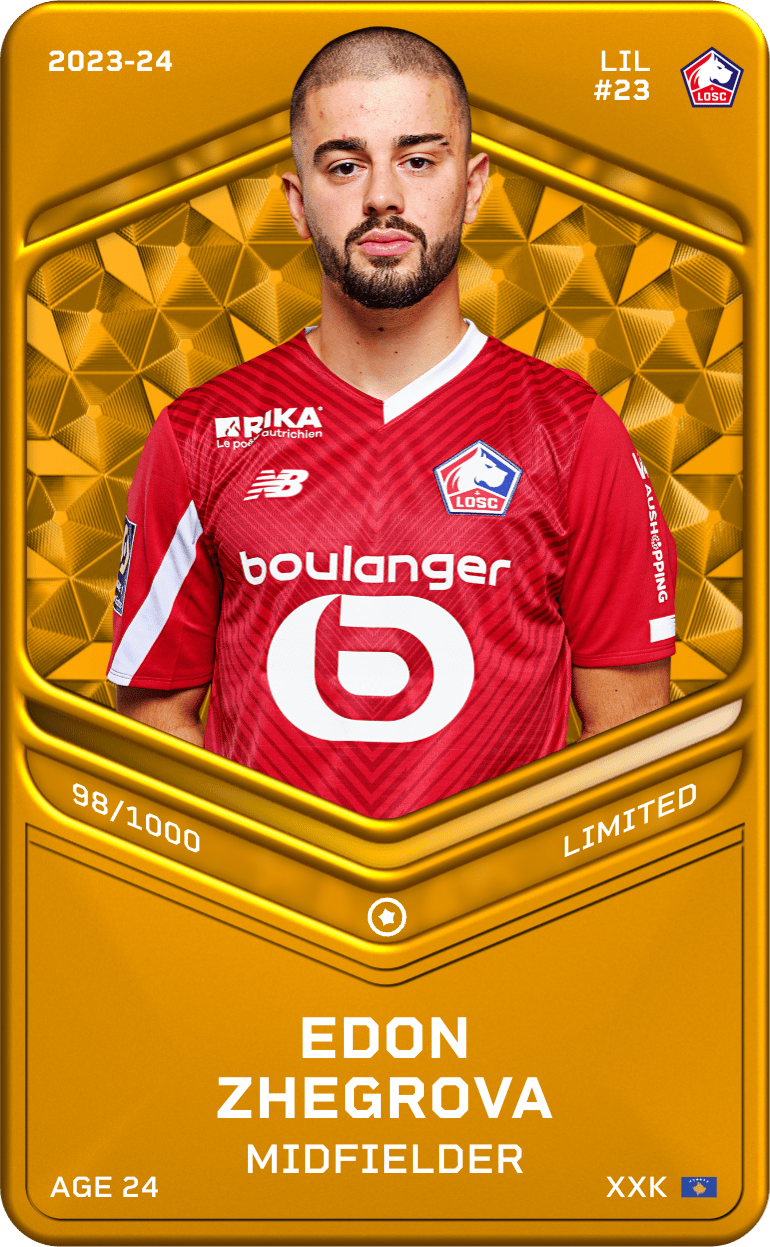 Edon Zhegrova 2023-24 • Limited 98/1000