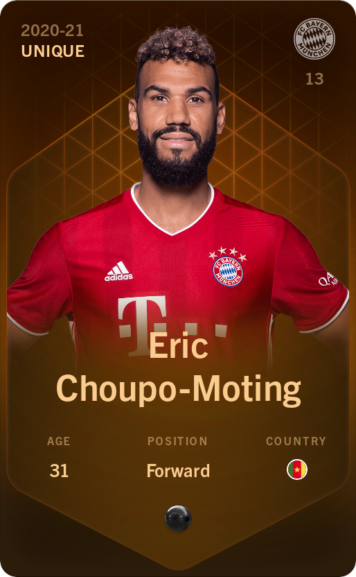 Sorare - Sorare Official - Eric Choupo-Moting 2020-21 • Unique - NFT # 743660341937354784732519709775742226491943279554999911784470293153074635580