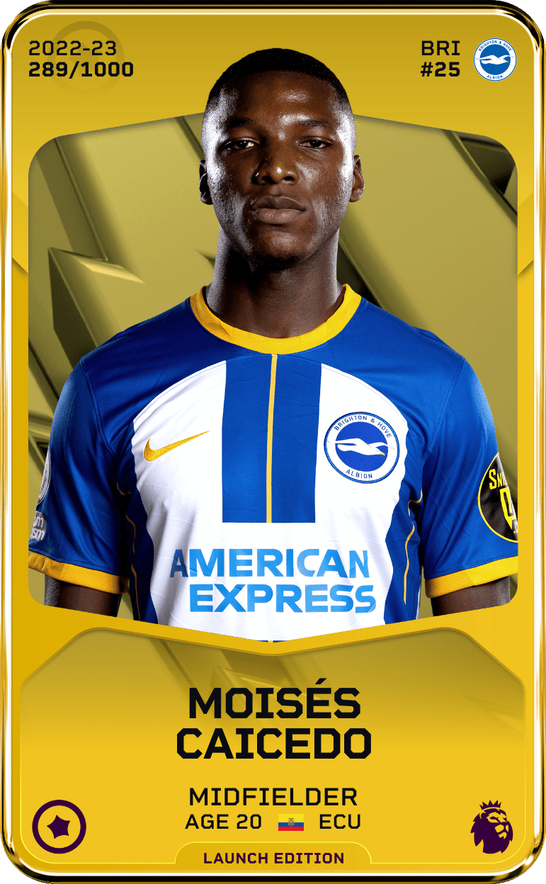 Moisés Caicedo 2022-23 • Limited 289/1000