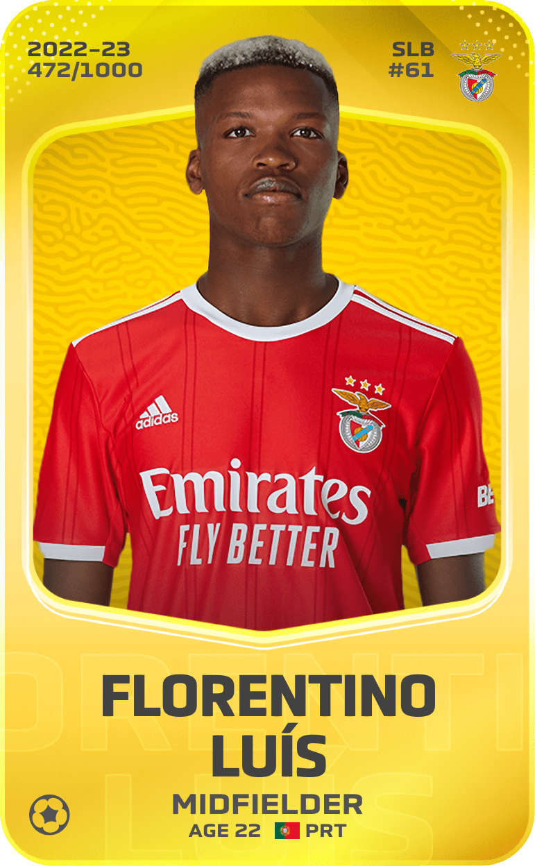 Florentino Luís 2022-23 • Limited 472/1000