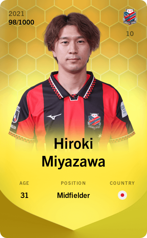 Hiroki Miyazawa 2021-22 • Limited 98/1000