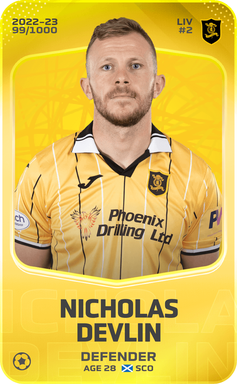 Nicholas Devlin 2022-23 • Limited 99/1000