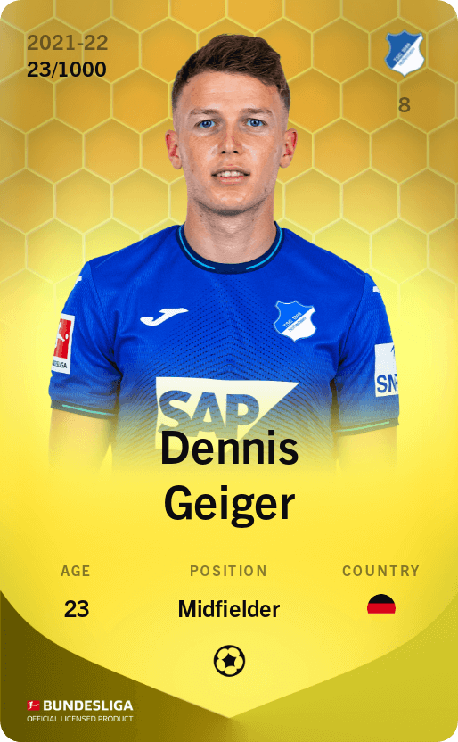 Dennis Geiger 2021-22 • Limited 23/1000