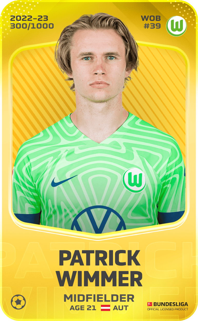 Patrick Wimmer 2022-23 • Limited 300/1000