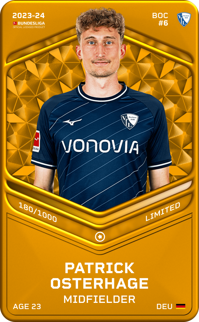 Patrick Osterhage 2023-24 • Limited 180/1000